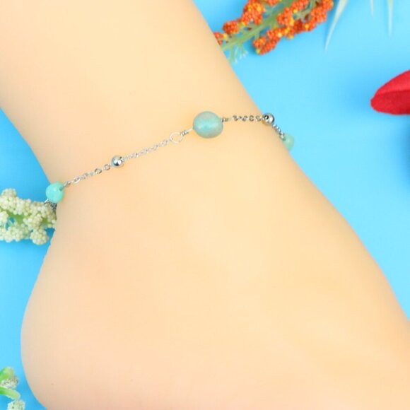 Elegant Handmade Anklet – Perfect for Women & Girls | Ideal Gift Option, DYC1673 - Picture 6 of 7